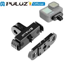 PULUZ Supporto base per dito pieghevole magnetico in alluminio a sgancio rapido per GoPro HERO12 11 10 9 8 Nero/11 Nero mini/Max Accessori