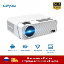 Nuovo originale Everycom HQ9 Proiettore LED nativo 1920 * 1080 FHD Video Android 5G WIFI Home Theater Smart Phone Beamer Supporto 4K