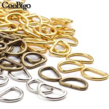 10szt Dee D Ring Buckle Clasp Handbag Purse Strap Belt Bag Backpack Dog Collar Chain Buckles DIY Akcesoria Grubość 20mm