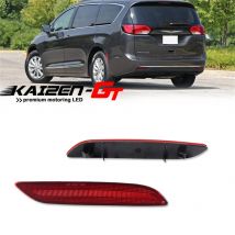 Hintere Stoßstange Reflektor Heck bremsleuchte Abdeckung Gehäuse für Chrysler Pacifica & Voyager 2012-2017 keine Glühlampe/Steckdose Autozubehör