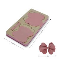 My262 4 and 5 Inch Bow Hair Clip Wooden Cutting Dies Suitable For Most Cutting Machines