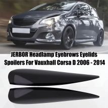 1/2 Paar Scheinwerfer-Augenbrauen, Augenlider, Spoiler für Vauxhall Corsa D 2006–2014