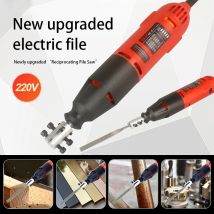 Elektrische Datei Dual Zweck Säbelsäge Schleifer Schärfen Trimmen Säge Feilen Form Metall Trimmen Entgraten Werkzeuge