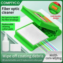 COMPTYCO A-07 Strumento per la pulizia del nucleo in fibra ottica Detergente per fibra ottica con detergente Bottiglia di stoccaggio in cotone/alcol (impanta)