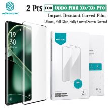 Nillkin-Protector de pantalla para Oppo Find X6 Pro, película suave para pantalla curva, resistente a impactos, pegatina para Find X6, 2 piezas
