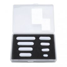 Magnetic Stir Bar Set Magnetic Stirring Rod Stable Erosion Resistant Practical 10mm-40mm with Plastic Box for Laboratory