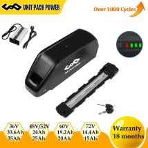 Batteria Polly 52V 25AH 21700 Bici elettrica 48V 24AH Tubo centrale Jumbo Polly Batteria per scooter 500W 750W 1000W 1500W Kit