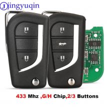 jingyuqin 433Mhz G/H Remote Car Key Control For Toyota Carrolla Yaris Verso Avensis AYGO For Peugeot 108 For Citroen C1 2013
