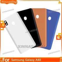 Batterie Zurück Abdeckung A40 Für Samsung Galaxy A40 Zurück Batterie Abdeckung Hintere Tür Gehäuse Fall Keine Kamera Objektiv Für Samsung Galaxy a40