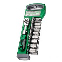 72 Tooth 12 Piece Ratchet Wrench Socket Set 1/4 "-3/8" -1/2 "Metric Set Automotive Maintenance and Household Tools Set