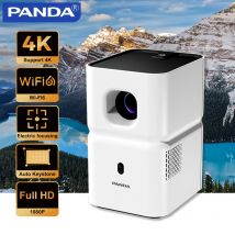 PANDA PF03 Proiettore portatile 200ANSI 1280x720P Full HD Android WiFi6 LED Home Cinema Movie Theater Mini proiettore intelligente