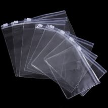 10pcs PVC Transparent Zipper Bag Plastic Jewelry Storage Pouches For Home Jewelry Earrings Bracelet Necklace Gifts Packaging Bag