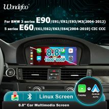 8.8 ''Wireless CarPlay Android Auto Linux Autoradio Schermo Multimediale Per BMW Serie 5 3 E60 E61 E62 E63 E90 E91 E92 E93 M3 GPS