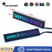 FREEZEMOD RGB GPU Side Panel NVIDIA/ AMD Video Card VGA Light Board Plate Faith Lamp for PC Cabinet Decoration AURA SYNC