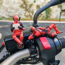 Figurka Deadpoola z anime, dekoracja wnętrza samochodu, zabawki, zawieszka, model samochodu, mini lalka, figurka, zabawka dla dzieci, prezent.
