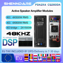 ShennDare PFA2K4+CQ260DA 4x800W 4OHM Professionelles Line-Array-Lautsprecher-Leistungsverstärkermodul 4-Kanal-DJ-Subwoofer-Verstärkerplatine 2X1000W 8OHM Bridge-Aktivlautsprecher-Verstärkermodul