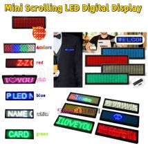 Mini LED Digital wiederaufladbare Bluetooth Digital LED Abzeichen DIY programmierbare Scrolling Nachricht Namensschild Display Sprachen Abzeichen