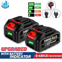 Rechargeable Battery 18V Lithium Battery for 21V 18V B series Battery With Battery Indicator Cordless Drill/Saw/Angle Grinder