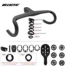 Per SL6 Telaio Rotondo Standard Cavo Interno Completo Manubrio Della Bicicletta Da Strada T1000 Carbonio Integrato Cockpit OD1 Manubrio In Carbonio