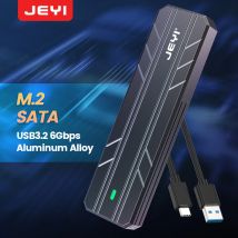JEYI-carcasa de SSD M.2 NVME SATA, USB C 3,2 Gen 2 10gbps o 6gbps SATA m-key (B + M Key), lector de SSD, carcasa de disco duro de protocolo Dual