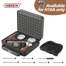 HiBREW 58mm caffè senza fondo manico in polvere portafiltro distributore Tmaper in acciaio inossidabile 304 per H10A