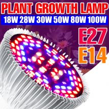 E27 LED Plant Grow Light spettro completo Phytolamp E14 Indoor Flower Seedling coltivazione idroponica ortaggi Growbox Fluorolamp