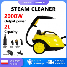 DIVEDEER Limpiador a vapor 2000W Esterilización y desinfección multifuncional de alta temperatura Cocina de piso interior del automóvil