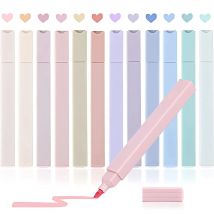 Kit 6/12-teiliges Morandi Color Textmarker-Set zum Aufnehmen von Notizen