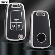 Neue TPU Auto Falt schlüssel Fall Abdeckung für Chevrolet Cruze Aveo Trax Segel Malibu Captiva Opel Vauxhall Astra J Corsa Insignia Mokka