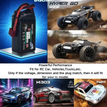 MJX Hyper Go 12212 14304 14303 14302 14301 Teile RC Auto High Speed 3S 11,4 V 5600 mAh Lipo Akku/USB-Ladegerät.
