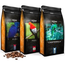 Kawa ziarnista 3x1kg KUBA/PERU/GWATEMALA Świeżo Palona do ekspresu+GRATIS