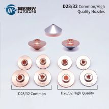 Raymach Laserdüse für Precitec Laserkopf WSX, einlagig, 1,2 mm Overspeed, 1,4 E, doppelt verchromt, Durchmesser 28 mm, H15, M11, Kupferdüse
