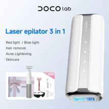 Epilatore laser IPL DOCO Depilazione 17,6 J Penetrazione ad alta energia Ghiaccio freddo Indolore Luce rossa blu Cura della pelle Elettrodomestico