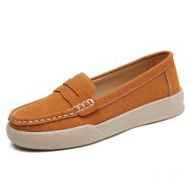 Die neuen Damen-Loafer sind bequem und leicht. Lässige Lederschuhe für Damen im Frühling und Herbst, flache Schuhe, große Größe