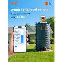 Moray ME203W Tuya Smartlife APP Wireless Real Time Reminder Oil Water Tank Anti-interference Ultrasonic Water Level Sensor