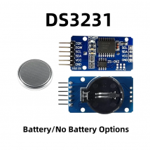 1 modulo DS3231 IIC RTC con memoria AT24C32, orologio di precisione, batteria/senza opzioni batteria per Arduino Raspberry Pi fai da te