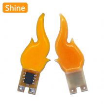 DC3-5V Led Cob Flash Candles Edison Flame LED Filament Diode Birthday Party Decoration Light Bulb Akcesoria Candle Light DIY