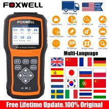 Foxwell NT630 Plus OBD2 Scanner automobilistico Controllo motore ABS SRS EPB OIL SAS Lettore di codici di calibrazione OBD 2 Strumento diagnostico per auto