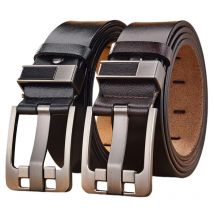 Gürtel Männliche Mode Herren Luxus Designer Rindsleder Gürtel für Jeans Echtes Lederband Dornschließe Plus Größe 140 150 160 170 cm