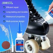 Schuhreparaturkleber, transparenter, superstarker Kleber, geeignet für Sportschuhe, Stiefel, Leder, Sohlen, geeignet für Leder, Gummi