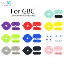 YuXi 1 set per pulsanti console Gameboy Color GBC riparazione cuscinetti in gomma conduttiva siliconica