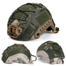 ​ Pokrowiec na hełm taktyczny do hełmu Fast MH PJ BJ OPS-Core Airsoft Paintball Pokrowiec na hełm o