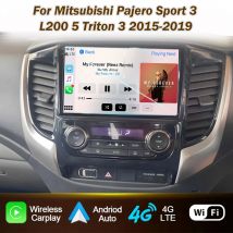 Android Autoradio For Mitsubishi Pajero Sport 3 L200 5 Triton 3 2015- 2019 Car Radio Carplay GPS Navigation Stereo Player WIFI
