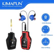 Kimafun 2,4g drahtloses iem system In-Ear-Audio monitor Kopfhörer für Bühnen performance Band Probe