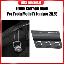 Für Tesla Modell Y Juniper 2025, Hinten Stamm Haken Lagerung Halter Tasche Wasser Flaschen Stamm Einkaufstüte Haken Aufhänger Auto Zubehör