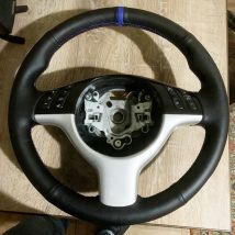 Geflecht Auto Lenkrad abdeckung Anti-Rutsch-Kunstleder für BMW M Sport E46 330i 330ci E39 540i 525i 530i M3 E46 Zubehör