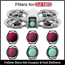 ND-Objektivfilter für DJI NEO optische Glaslinsen, verstellbares Filterset ND8 ND16 ND32 ND64 ND128 MCUV-Filterzubehör
