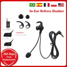 GOREF HIFI-R Vollduplex Fußball Fußball Schiedsrichter In-Ear-Kopfhörer Schiedsrichter Kopfhörer für V4C PLUS/V6C/FBIM Intercom Headset