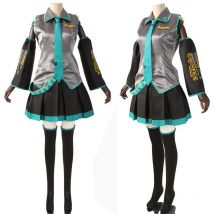 Anime Miku Cosplay Perücke Kostüm Kleid Anfänger Zukunft Miku Cosplay Halloween Karneval Party Kostüme