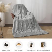 Good Nite Coperta in flanella Coperta forcina Soffice coperta calda per divano autunnale e invernale per tutte le stagioni